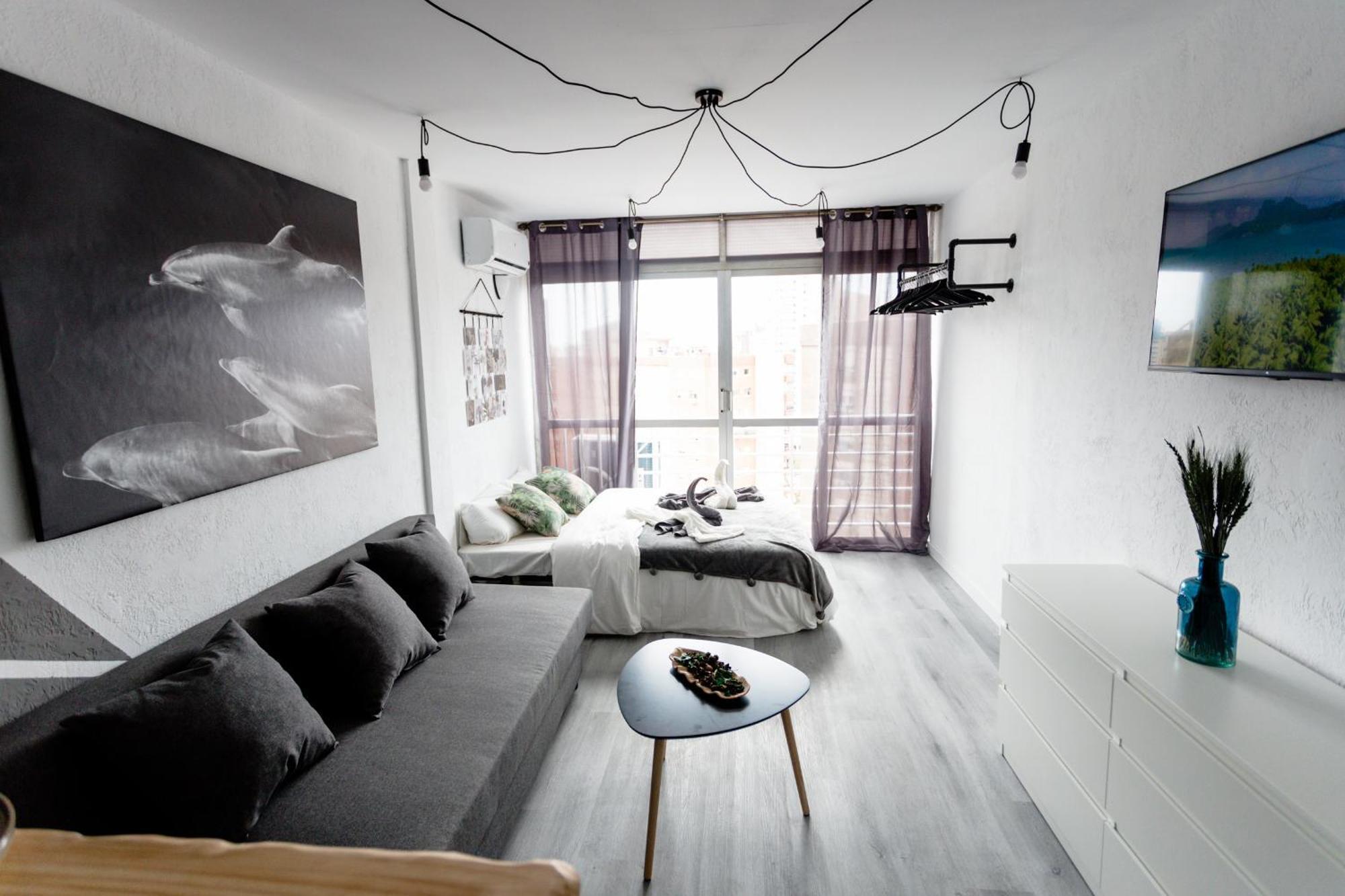 Great Panoramic View Studio Apartment Benidorm Exterior photo